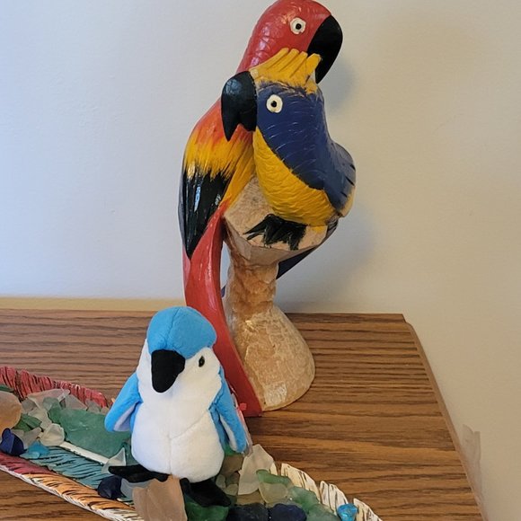 Ty Beanie Babies *RARE ERROR STAMP* Rocket Blue Jay Bird 1997 (Retired) - Picture 2 of 13